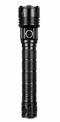 Lanterna LED Profesionala COBA CB B203 4 Zoom Telescopic 4 Culori de Lumina 33cm