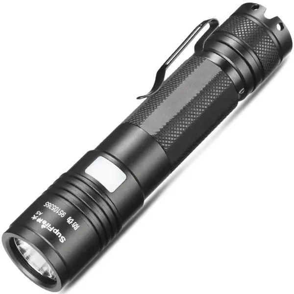 lanterna led supfire a5, 300lm, 200m incarcare usb, negru
