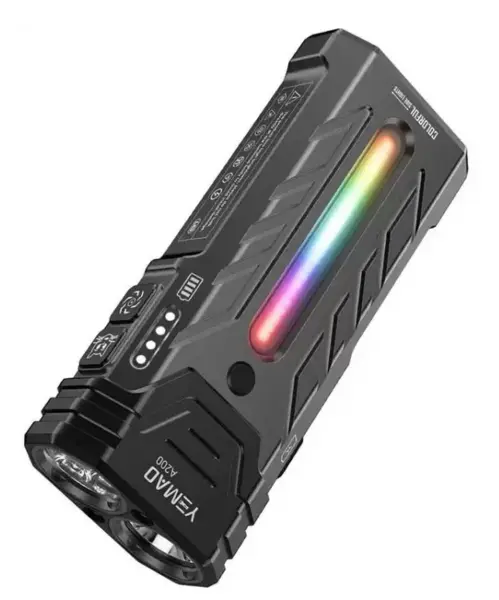 Lanterna LED YM A200 reincarcabila prin USB C ultra puternica 5200 lm