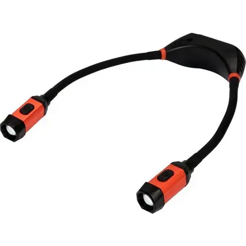 Lanterna pentru gat Yato YT-08599, Plastic, 300lm, Negru/Rosu