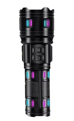 Lanterna puternica de mana ZSH AK178 cu filtre colorate