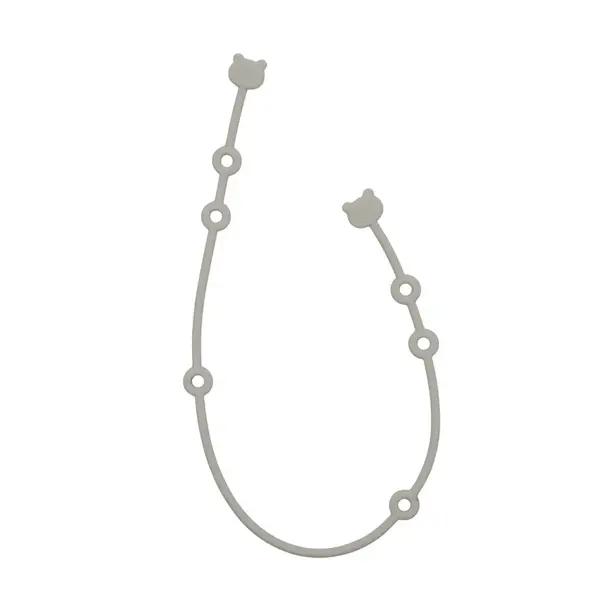 Lantisor suzeta Kiika Boo Platinum Silicone Sand