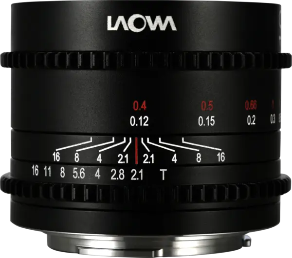 Laowa 10mm T2.1 Zero-D MFT Cine, Obiectiv Fix, Montura MFT, Unghi 96 Grade, Focalizare Manuala