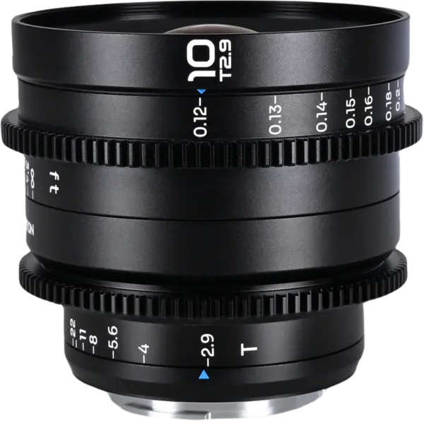 Laowa 10mm T2.9 Zero-D VV Cine, Montura Sony E, Obiectiv Ultra-Wide, Unghi 130.3°, Diafragma T2.9, Filtru 77mm