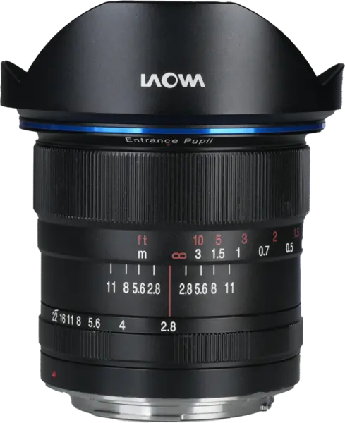 Laowa 12mm f/2.8 Zero-D, Obiectiv Ultra Wide, Montura Canon EF, Diafragma f/2.8, Unghi 122°, Focalizare Manuala