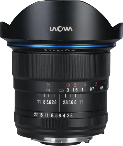 Laowa 12mm f/2.8 Zero-D, Obiectiv Ultra-Wide, Montura Nikon AI, Unghi 122 Grade, Fara Distorsiuni, Focalizare Manuala