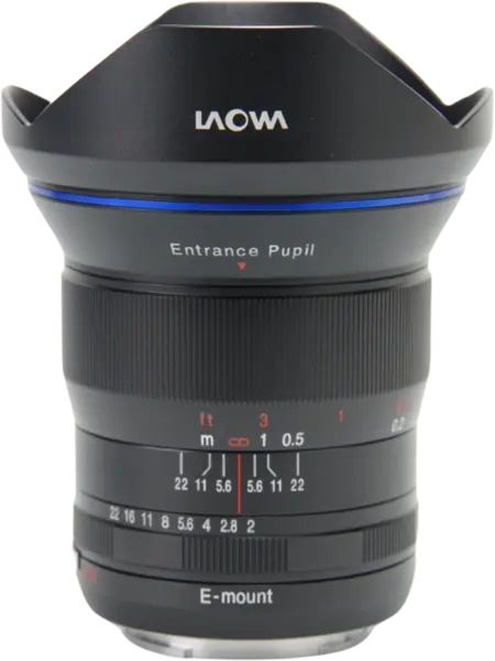Laowa 15mm f/2 Zero-D, Obiectiv Ultra Larg, Montura Sony FE, Distorsiune Minima, Focalizare Manuala