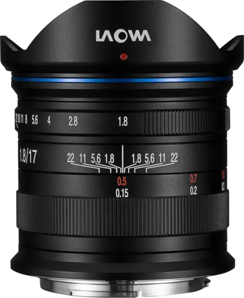 Laowa 17mm f/1.8 Obiectiv MFT, Fix, Montura Micro Four Thirds, Diafragma f/1.8, Focalizare Manuala