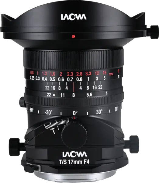 Laowa 17mm f/4 Zero-D Tilt-Shift, Montura Fujifilm GFX, Focalizare Manuala, Deplasare 8mm, Inclinare 10 grade