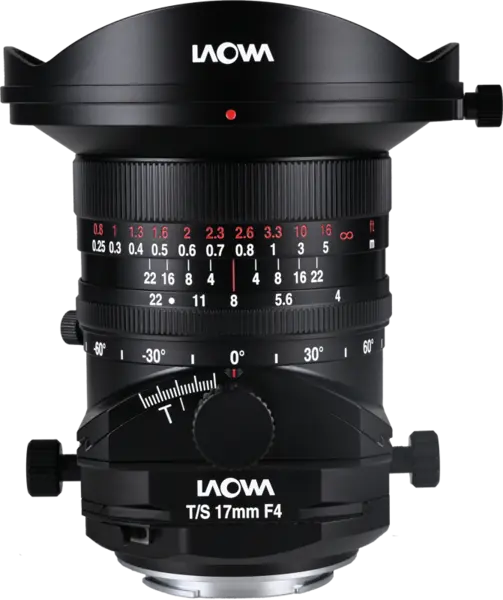 Laowa 17mm f/4 Zero-D Tilt-Shift, Montura Sony FE, Focalizare Manuala, Deplasare 12mm, Inclinare 10 grade