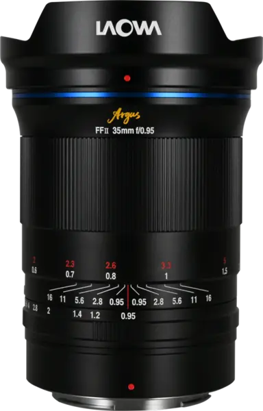 Laowa Argus 35mm f/0.95 FF, Obiectiv Fix, Montura Nikon Z, Design Apocromatic APO, Diafragma 9 Lamele, Focalizare Manuala