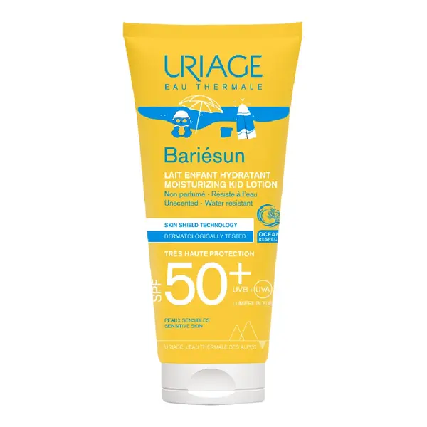 Lapte de protectie solara cu SPF 50+ pentru copii Bariesun, 100 ml, Uriage