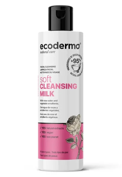 Lapte demachiant, 200ml, Ecoderma