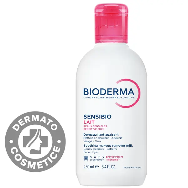 Lapte demachiant Sensibio, 250ml, Bioderma