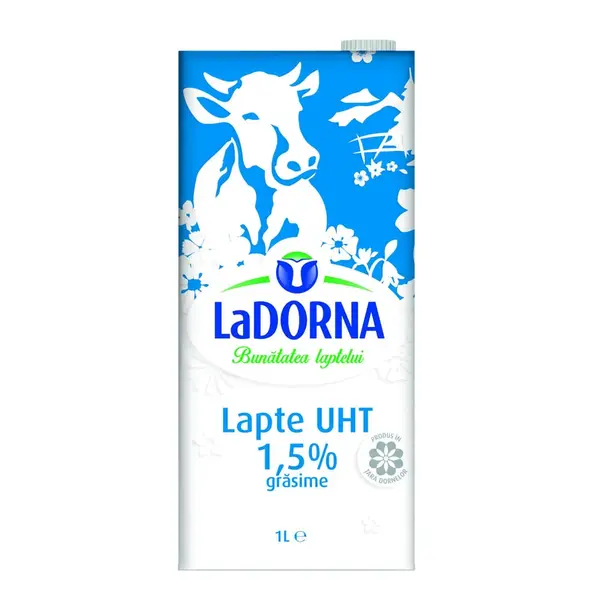 Lapte LaDorna 1.5% grasime 1l Lapte LaDorna 1.5% grasime 1l