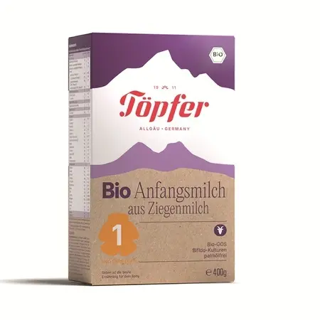 Lapte praf de capra Bio Formula 1, 400 g, Topfer