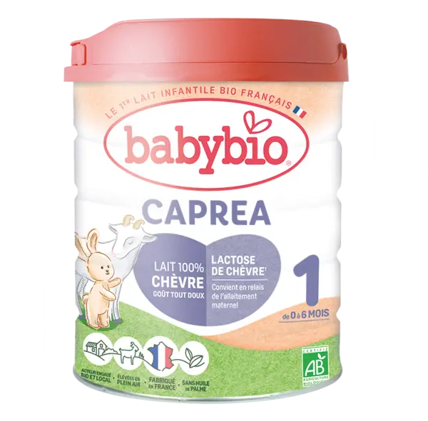 Lapte praf de capra Organic Caprea 1 Bio, 800g, BabyBio