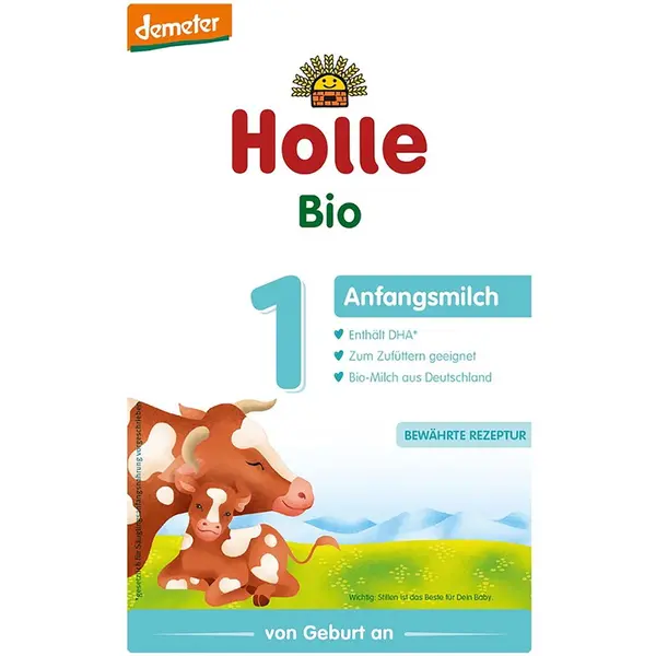 Lapte Praf de Vaca pentru Sugari de la Nastere Formula 1 Ecologic/Bio 400g