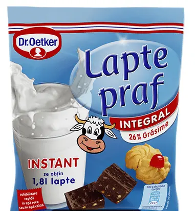 Lapte praf Dr.Oetker 250g Lapte praf Dr.Oetker 250g