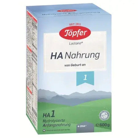 Lapte praf hipoalergenic Lactana HA1, 600 g, Topfer