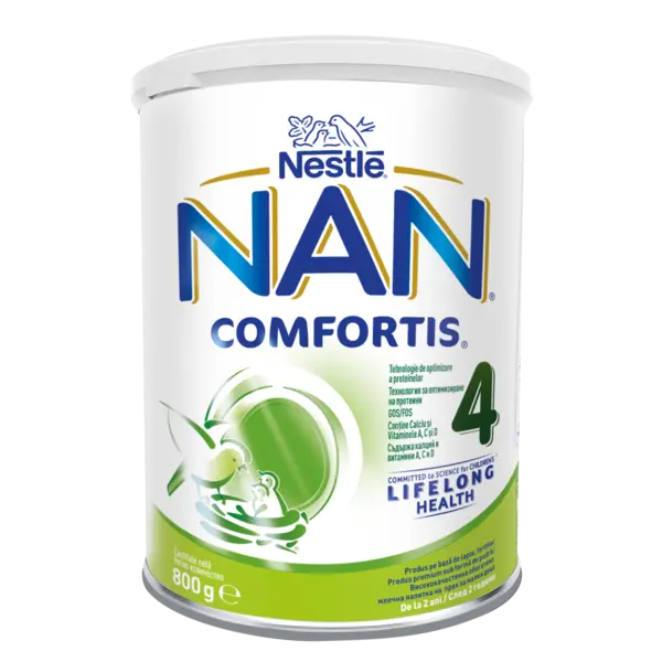 Lapte praf Nan 4 Comfortis +2 ani, 800g, Nestle