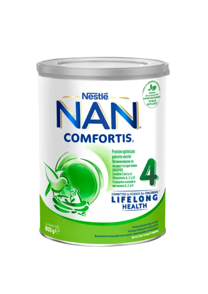 Lapte praf Nan 4 Comfortis +2 ani, 800g, Nestle