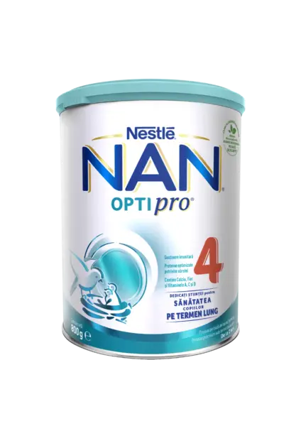 Lapte praf NAN 4 Optipro, 800g, Nestle