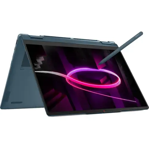 Laptop 2in1 Lenovo Yoga 7 14AGP11 (Procesor AMD Ryzen™ AI 7 445 (8M Cache, up to 4.6 GHz) 14inch WUXGA OLED Touch, 32GB LPDDR5X, 1TB SSD, AMD Radeon 840M, Win 11 Pro, Albastru)