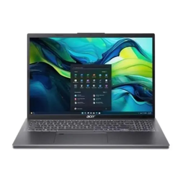 Laptop Acer Aspire 16 A16-71M, 16'', WUXGA IPS, Procesor Intel Core Ultra 5 115U 10M Cache, up to 4.20 GHz, 16GB LPDDR5X, 512GB SSD, Intel Graphics, No OS, Steel Gray