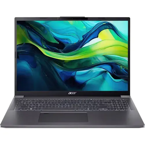 Laptop Acer Aspire 16 A16-71M (Procesor Intel® Core™ Ultra 7 155U (12M Cache, up to 4.80 GHz) 16inch WUXGA IPS, 16GB LPDDR5X, 1TB SSD, Intel Integrated Graphics, Gri)