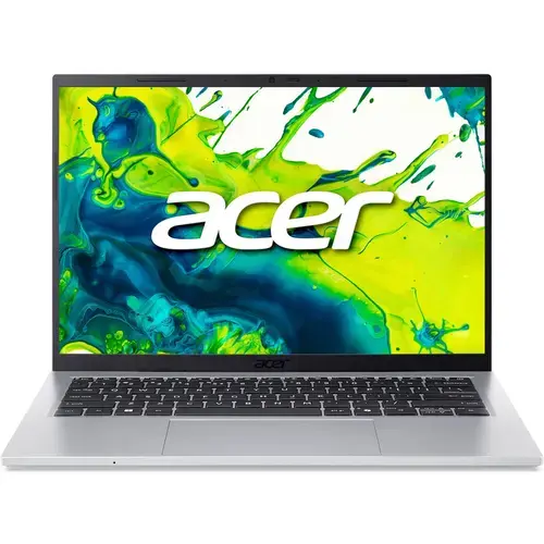 Laptop Acer Aspire Go 14 AG14-72P (Procesor Intel Core 7 150U (12M Cache, up to 5.40 GHz) 14inch WUXGA, 16GB DDR4, 512GB SSD, Intel Graphics, Argintiu)