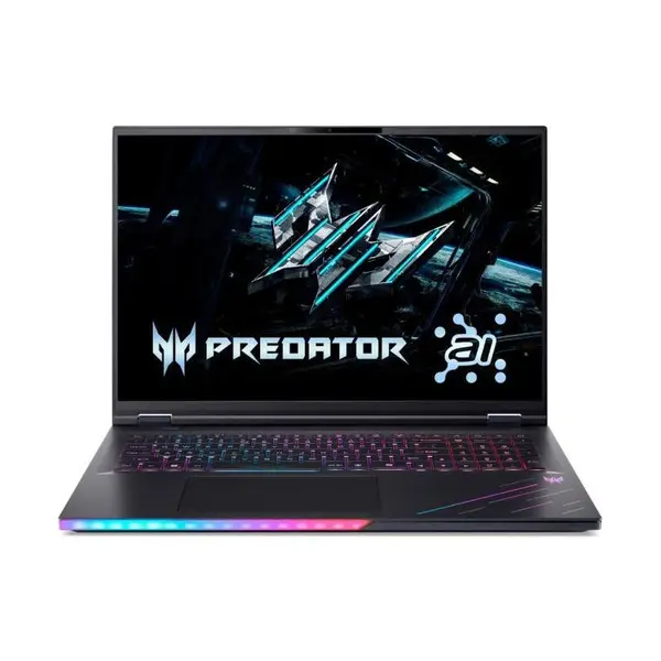 Laptop Acer Gaming Predator Helios 18 AI PH18-73-96HZ, 18 Inch (45.72 cm), WQXGA Mini LED 250Hz IPS Display (non-glare), 2560 x 1600, 16:10, Intel® Core™ Ultra 9 Processor 275HX, 2.1 GHz base clock (Up to 5.4 GHz max. performance clock rate), 36 MB, 8