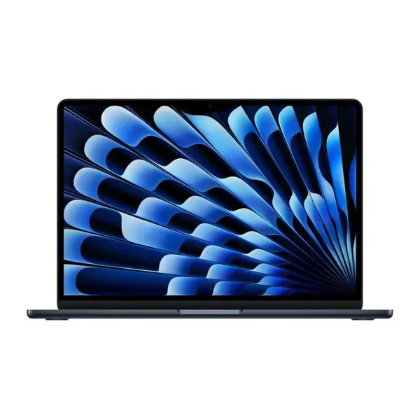Laptop Apple MacBook Air 13" cu procesor Apple M5, 10 nuclee CPU, 10 nuclee GPU, 16 nuclee Neural Engine, 16GB RAM, 512GB SSD, Midnight, Tastatura Internationala