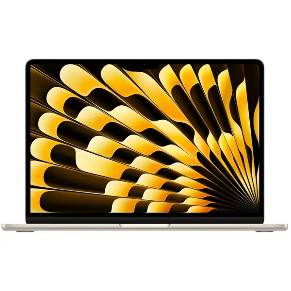 Laptop Apple MacBook Air 13" MDHA4RO/A, Apple M5 10-core CPU, 8-core GPU, 16GB RAM, 512 GB SSD, Tastatura RO, Starlight