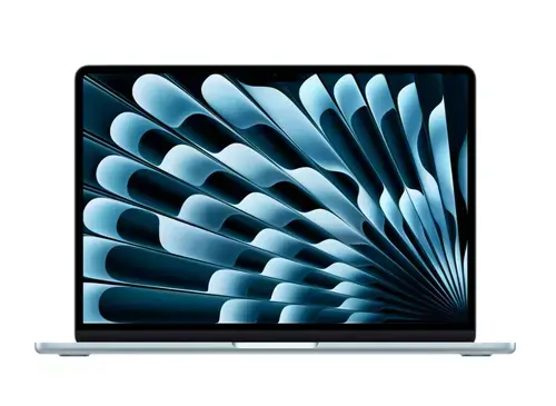 Laptop Apple MacBook Air 13, Procesor Apple M4 chip (10-core CPU, 10-core GPU), 13.6inch WQXGA, 32GB, 1TB, layout INT, Mac OS (Albastru deschis) + adaptor retea 70W