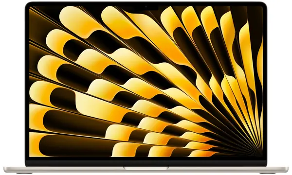 Laptop Apple - MacBook Air 15, 15.3'', CTO, М3 8/10, 16GB/256GB, Starlight