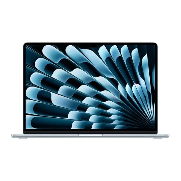 Laptop Apple MacBook Air 15" cu procesor Apple M4, 10 nuclee CPU si 10 nuclee GPU, 32GB RAM, 2TB, Sky Blue, Tastatura Internationala, Manual RO