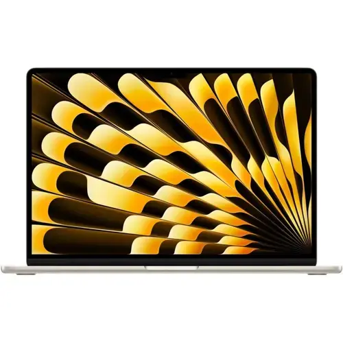 Laptop Apple MacBook Air 15 (Procesor Apple M4 (10-core CPU), 15.3inch Liquid Retina, 16GB, 256GB SSD, Apple M4 10-core GPU, Mac OS, Layout INT, Auriu)+ adaptor retea 70W