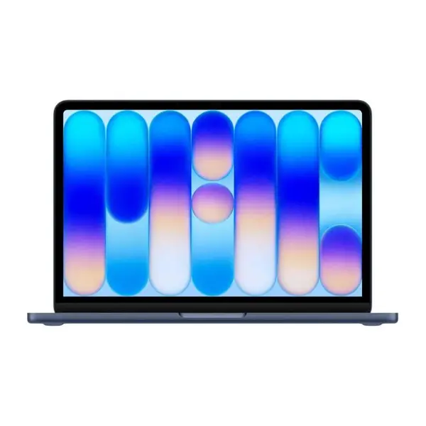 Laptop Apple MacBook Neo 13" cu procesor Apple A18 Pro, 6 nuclee CPU, 5 nuclee GPU, 16 nuclee Neural Engine, 8GB RAM, 256GB SSD, Indigo, Tastatura US English