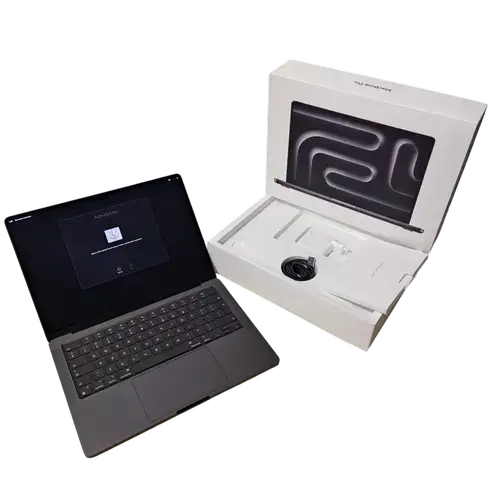 Laptop Apple MacBook Pro 14 (Procesor Apple M4 Pro (12-core CPU / 16-core GPU) 14.2inch Liquid Retina XDR, 48GB, 512GB SSD, Mac OS, Layout INT, Negru)