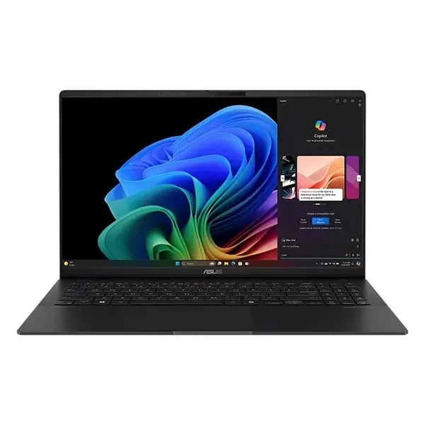 Laptop Asus VivoBook S15 (S5507QA-MA064X), Snapdragon X Elite - X1P42100, 15.6", Rezolutie 2880 x 1620, 120Hz, 16 GB DDR5, SSD de 512 GB, Qualcomm Adreno X1-45