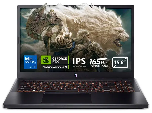 Laptop de gaming Acer - ANV15-52-76WR Nitro V15, 15.6'', FHD, Core 7, 165Hz