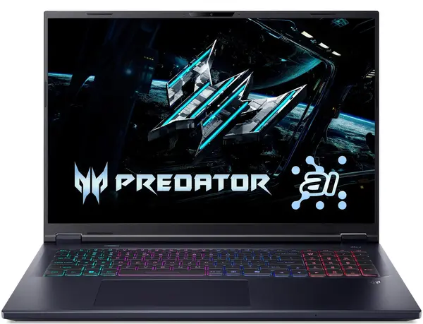 Laptop de gaming Acer – Predator Helios Neo 18 AI, 18'', WQXGA, Ultra 9, 250Hz, 24GB/1TB
