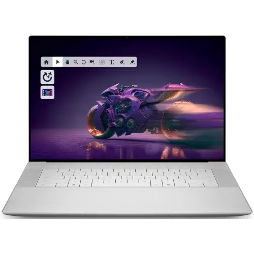 Laptop Dell 16 Premium DA16250 (Procesor Intel® Core™ Ultra 7 255H (24M Cache, up to 5.1 GHz), 16.3inch WUXGA, 16GB LPDDR5X, 1TB SSD, nVidia GeForce RTX 5050 @8GB, Windows 11 Pro, Argintiu)