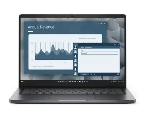 Laptop Dell Pro 14 PC14255 (Procesor AMD Ryzen 5 220 (16M Cache, up to 4.9 GHz), 14inch FHD+, 8GB DDR5, 512GB SSD, AMD Radeon 740M, Windows 11 Pro, Negru/Gri)