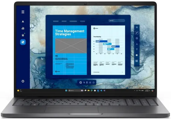 Laptop Dell - Pro 16 PC16250, 16'', FHD, Core 5, 16GB/512GB, Magnetite
