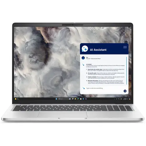 Laptop Dell Pro 16 Plus PB16250 (Procesor Intel® Core™ Ultra 7 266V (12M Cache, up to 5.0 GHz), 16inch FHD+ 60 Hz, 16GB LPDDR5X, 512GB SSD, Intel Arc Graphics 140V, Ubuntu, Gri)