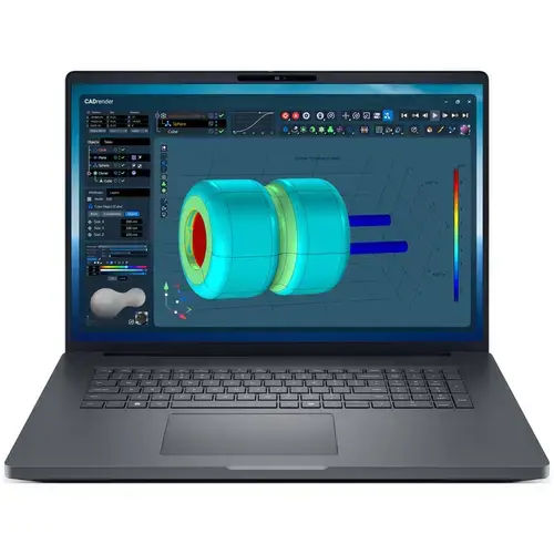 Laptop Dell Pro Max 18 Plus MB18250 (Procesor Intel® Core™ Ultra 7 265HX (30M Cache, up to 5.30 GHz) 18inch WQXGA, 32GB DDR5 CSODIMM, 1TB SSD, NVIDIA RTX PRO 2000 Blackwell @8GB, Win 11 Pro, Gri)
