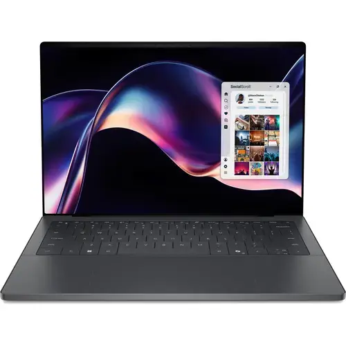 Laptop DELL XPS 14 DA14260 (Procesor Intel® Core™ Ultra 7 355 (12M Cache, up to 4.70 GH) 14inch FHD+ 120Hz, 16GB LPDDR5X, 1TB SSD, Intel Graphics, Windows 11 Pro, Gri)
