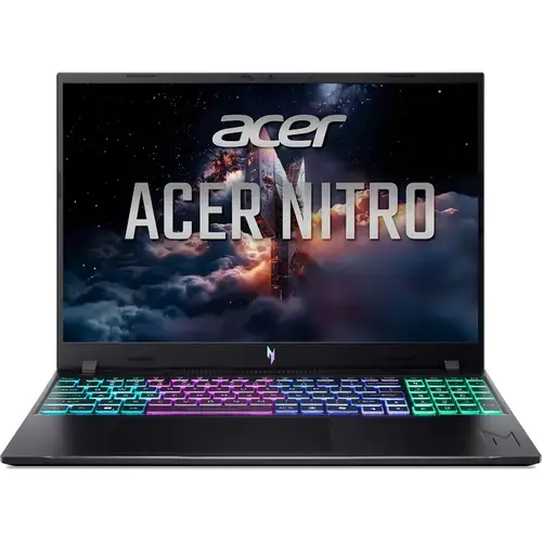 Laptop Gaming Acer Nitro V 16 ANV16-I31 (Procesor Intel® Core™ 7 240H (24M Cache, up to 5.20 GHz), 16inch WUXGA IPS 165H, 16GB, 512GB SSD, GeForce RTX 5060 @8GB, Negru)
